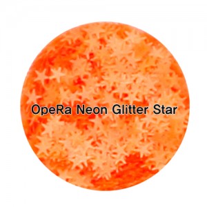 OpeRa 오페라 별 글리터_S23네온오렌지_2.5㎜/네일아트손톱재료