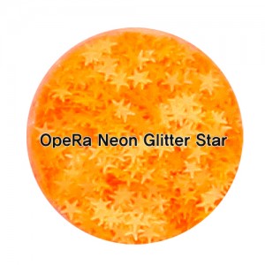OpeRa 오페라 별 글리터_S22네온라이트오렌지_2.5㎜/네일아트손톱재료